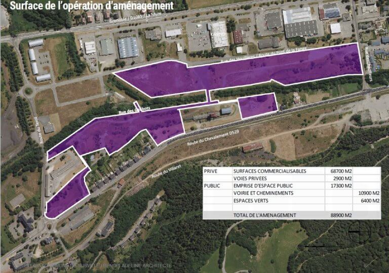Surfaces opération d'aménagement - 14032022