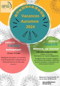 Vacances Automne 2024