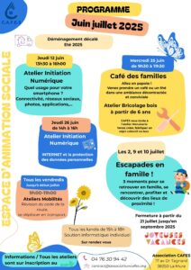 Programme juin-juillet 25